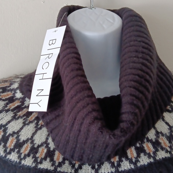 BIRCH NY sweater sz large cowl neck sift NWTs - Picture 10 of 12